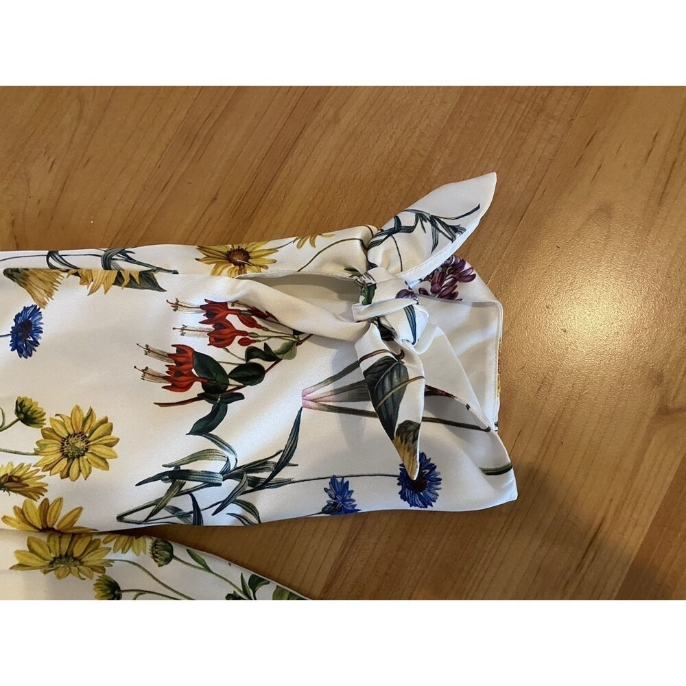 Bailey 44 Floral Size Small Off the Shoulder Blouse Top Ivory Garden Spring‎ - Picture 9 of 13